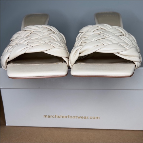 Marc Fisher LTD Draya Braided Sandal, Light Natural Leather - Picture 10 of 16